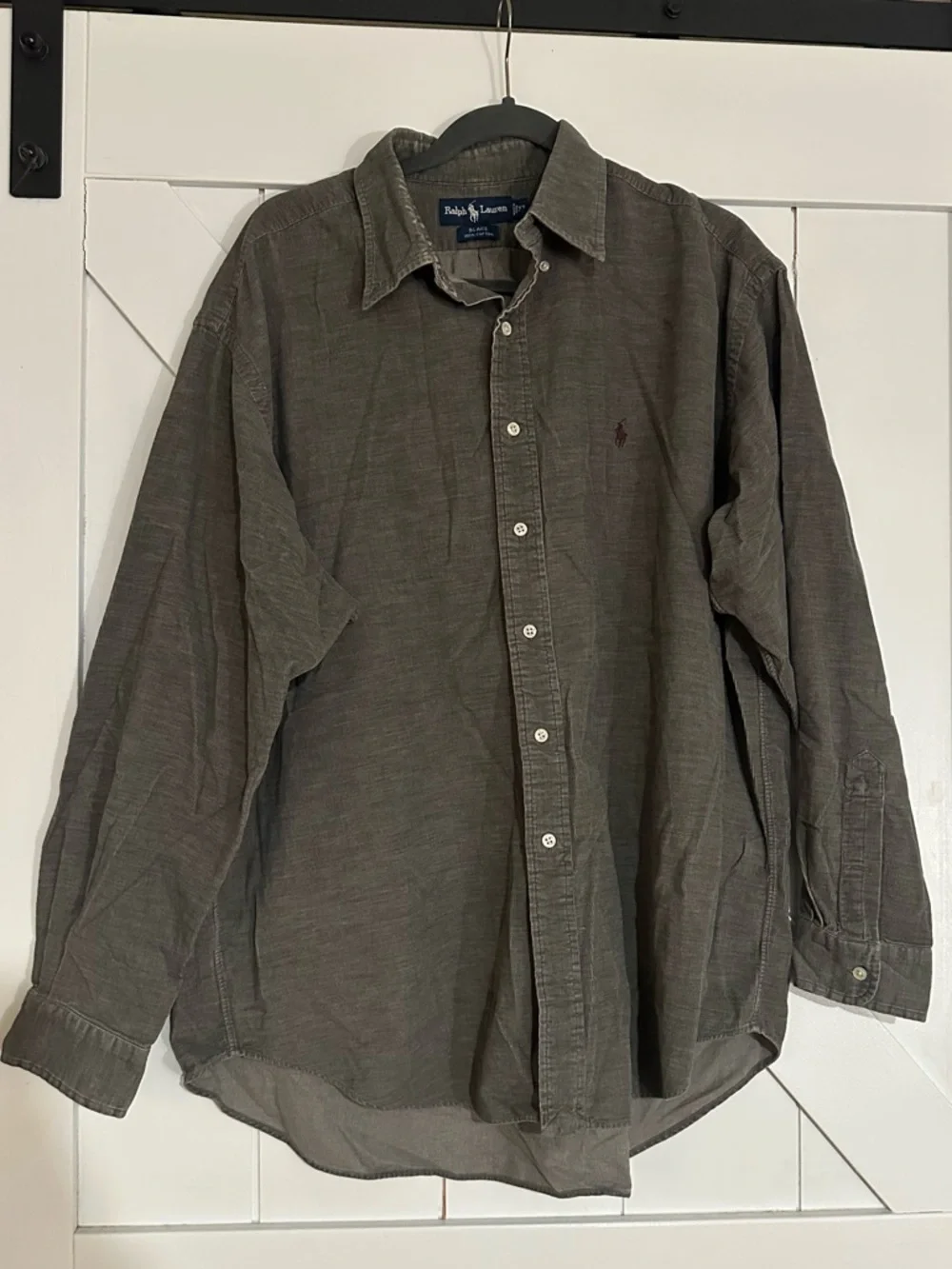 Polo by Ralph Lauren Olive Green Long-Sleeve Button-Down Shirt